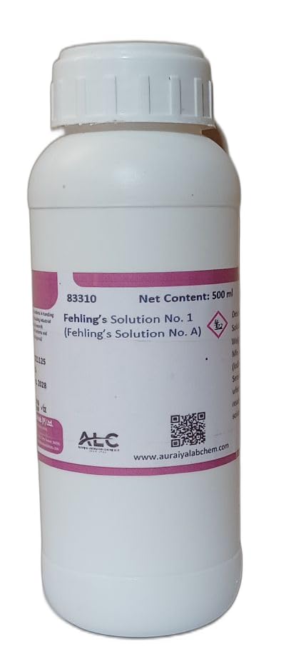 ALC Fehling's Solution No 1 (Fehling's Solution No A), Laboratory Chemical Reagent, 500ml, Clear Blue Solution (83310)-image-27