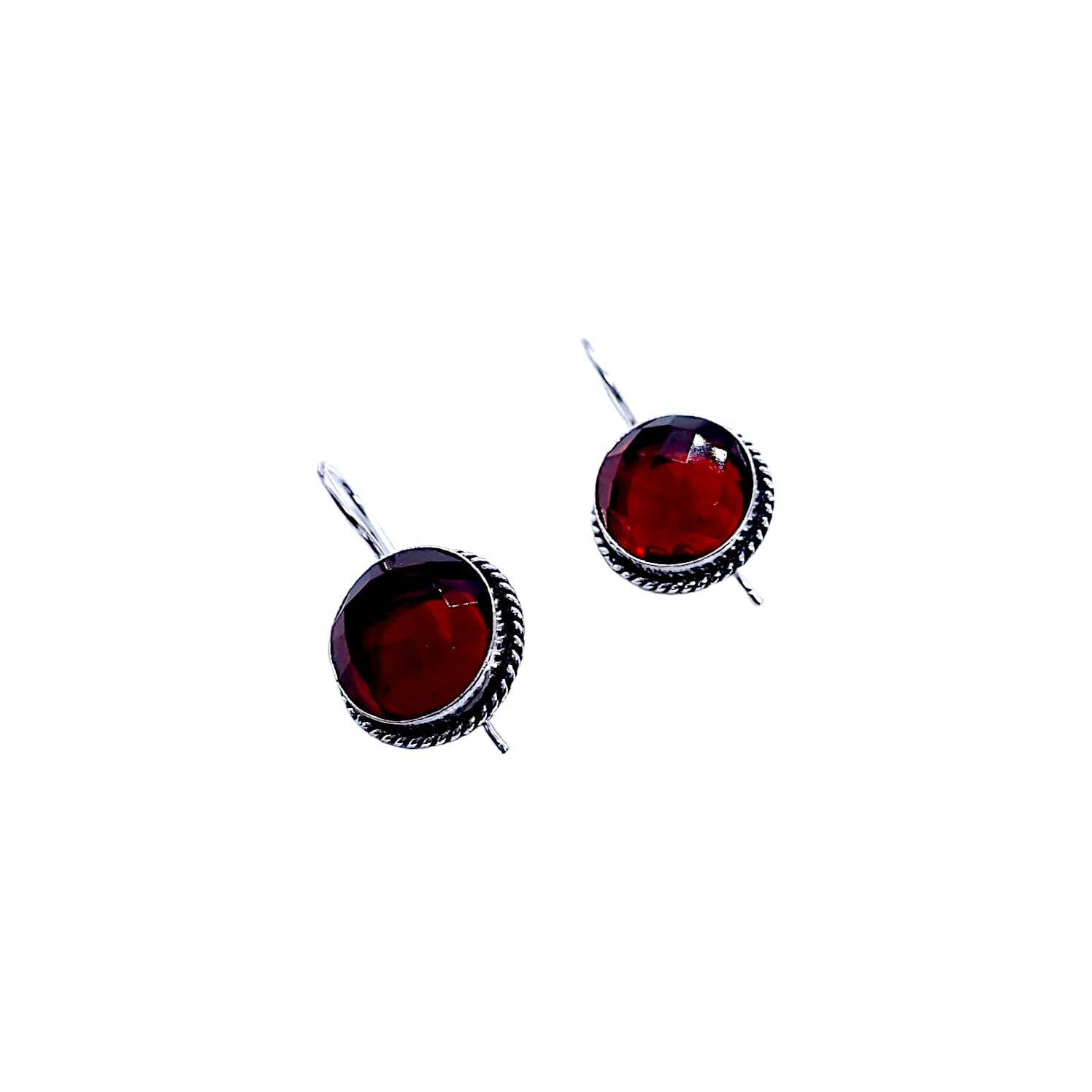 Jeweltos Onyx Unique Hook Earrings | Round Shape | For Womens & Girls (Red) (B0DDJJ6K6X) Amazon Price History, Amazon Price Tracker