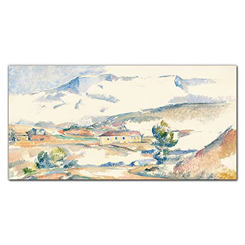 Décoration murale verre 100x50cm pour salon moderne design hiver