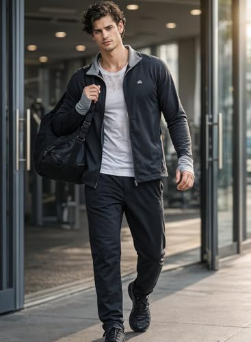 Image of ADRO Sunscreen Jacket for Men UV Sun Advanced Protection Running Jackets For Mens Biker Jackets with Zipper Sports jacket for men
