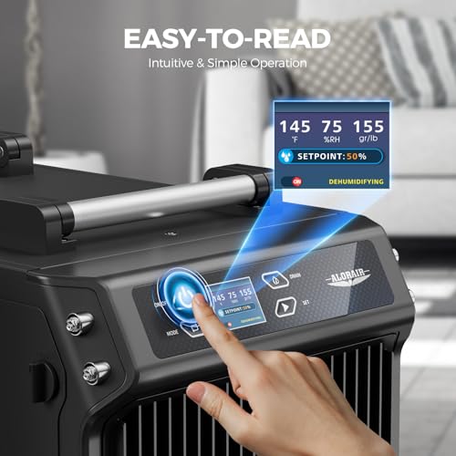 Image of ALORAIR 180 PPD Dehumidifier with Pump for Crawl Space and Basement | Automatic Defrost, Memory Start, Up to 2,300 Sq. Ft., with Drain Hose, cETL Listed, for Commercial Use