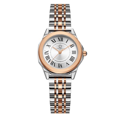 Image of Carlington Diva Series Analog Women Wrist Watches with Stainless Steel Chain Strap Fashion Watches for Ladies - CT 104