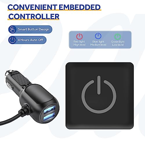 Sealy 12-Volt Heated Car Blanket With 2 Usb Output Ports thumb #3