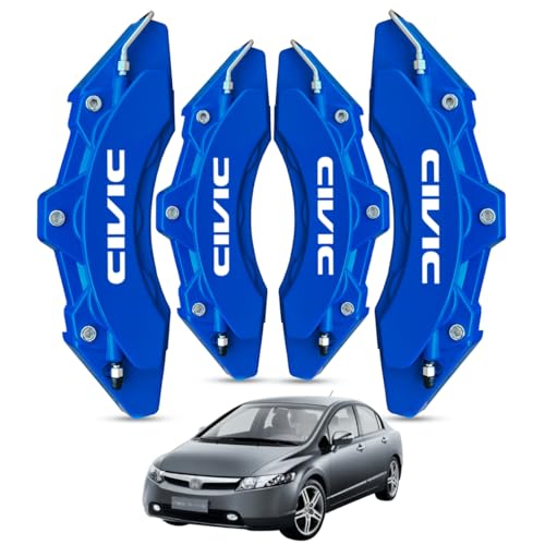 Capa De Pinça De Freio 4 Pç Compatível Civic 2018 G10 (Azul)
