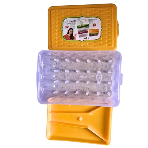 Image of Thread and Needle Box - Big Size 24 spools Empty Thread Box /Tailor Box (Multicolour) (24 REELS RIGHTANGLE)