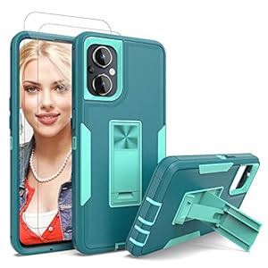for Oneplus Nord N20 5G Case with Screen Protector [2 Packs] Heavy Duty Drop Protection Full Body Rugged Shockproof/Dust…
