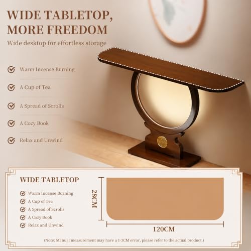 Mesa consola para pasillos estrechos que transforma la entrada de tu hogar con su calidez vintage 4