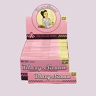 Blazy Susan Pink Kingsize Slim Rolling Papers (3)