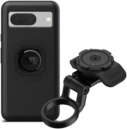 Quad Lock Stem Cap Mount (Adjustable) Bike Kit with Google Pixel 8 MAG Case