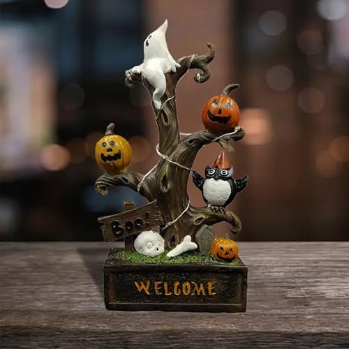 Statue d'Halloween pour décorer une table basse sans encombrer l'espace