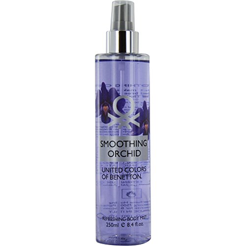 United Colors of Benetton Body Mist, Smoothing Orchid, 8.4 Ounce