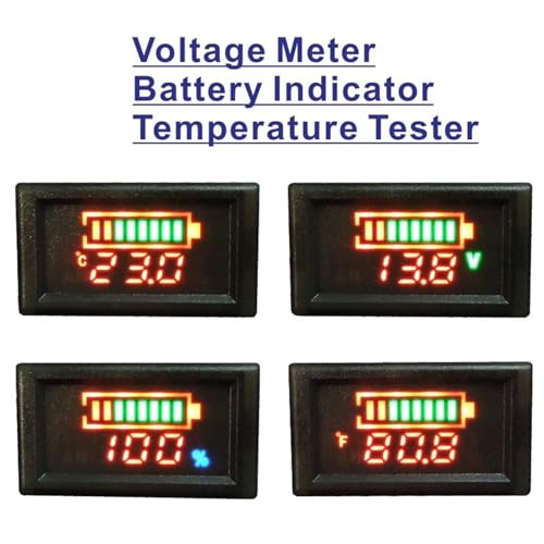 Testeur de capacité de batterie Lithium YB28VTM avec indicateur LED de tension - 2