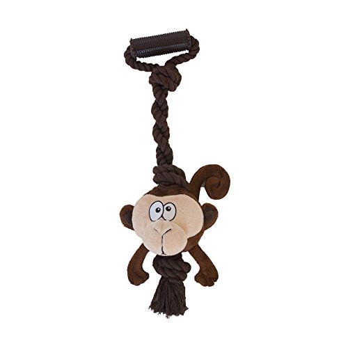 Brinquedo Cachorro Pelúcia Com Corda Tuggerz Macaco