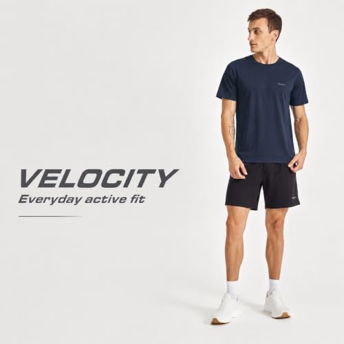 Image of Pepe Jeans Men's Solid Polyester Regular Fit T-Shirt | Lightweight Quick-Dry Athleisure Tee for Sports, Gym & Casual Wear | Moisture-Wicking Fabric | Round Neck | Short Sleeves | Active Comfort