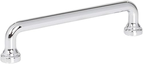 Miniatura 2 de Atlas Homewares A642-CH Manija de la colección Malin de 5-116 pulgadas (5.039 in), cromo pulido
