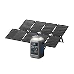 Anker SOLIX C300 DC Portable Power Station & Power Bank with 60W Solar Panel, 288Wh LiFePO4 Battery, 300W Solar Generator, for Camping, Outdoors, Travel & Emergency