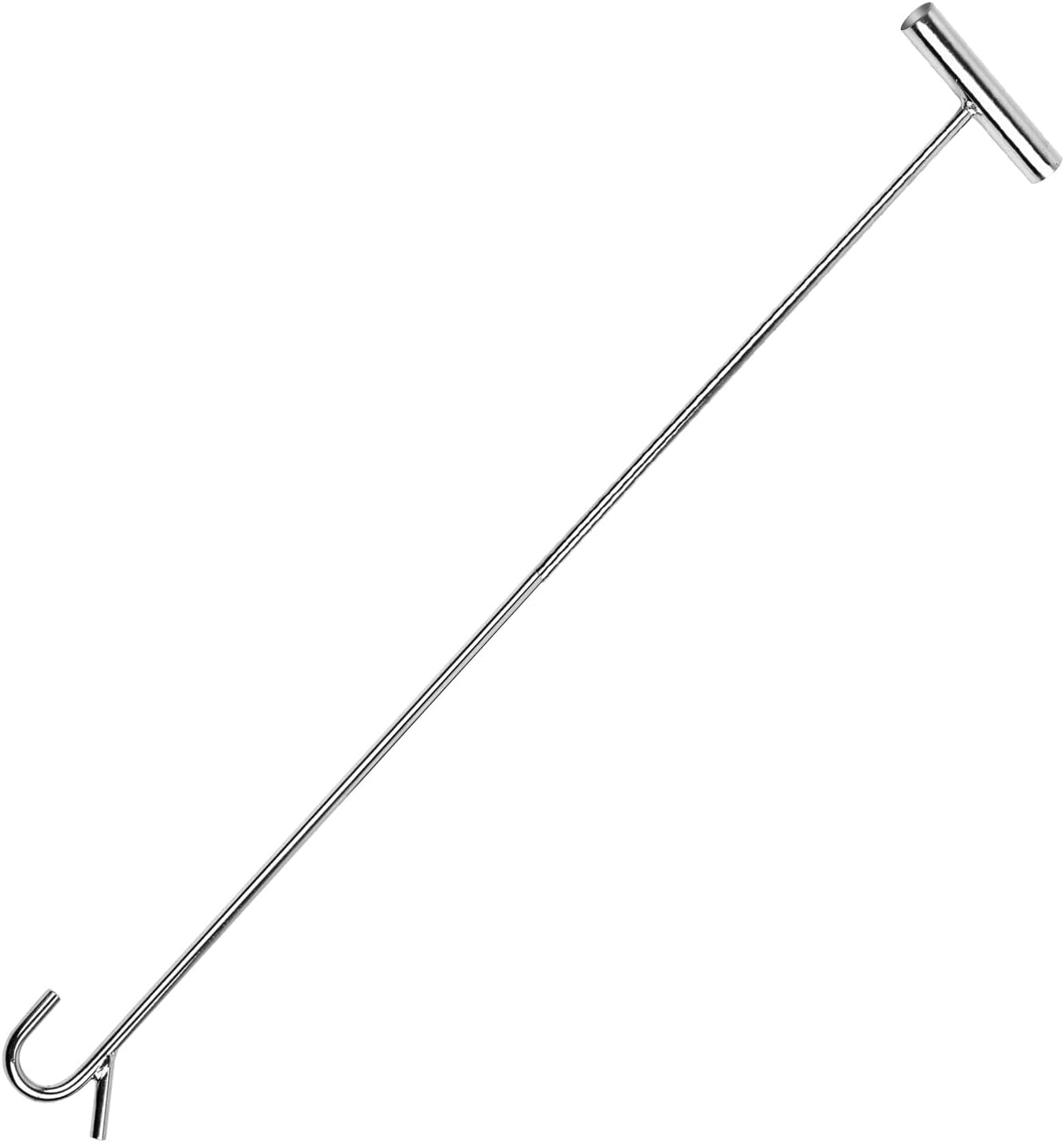 5th Wheel Pin Puller 31" Heavy-Duty Solid Steel Chrome Plated Detachable Hook Tool for Trucker Trailer & Heavy Objects -2Pack