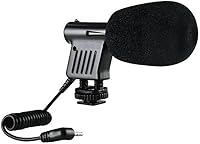 Vista 3 de Synergy Digital Micrófono externo de cámara compatible con Sony ZV-1F Vlogging Digital Camera Micrófono externo