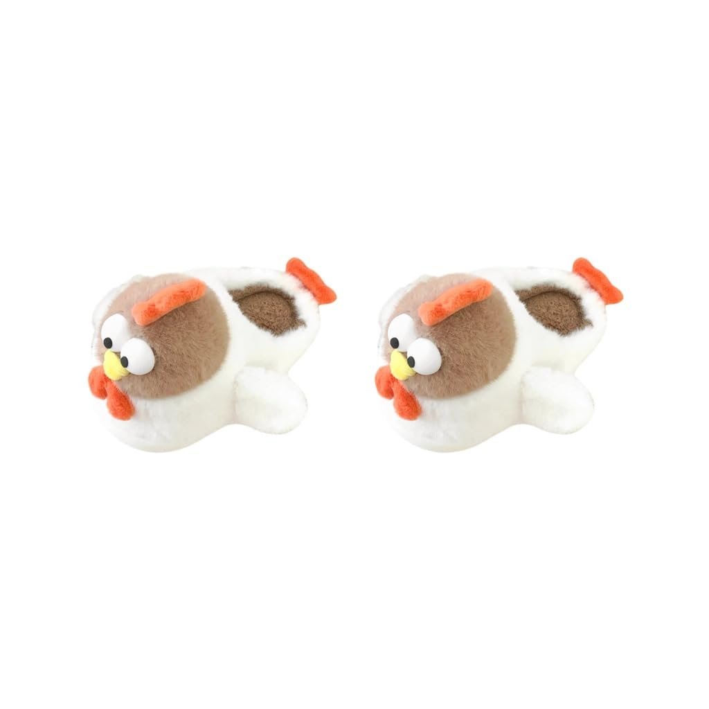 Pantoufles en peluche pour femme - Style décontracté - Pour salon, maison, appartement - Pointure 36 à 37