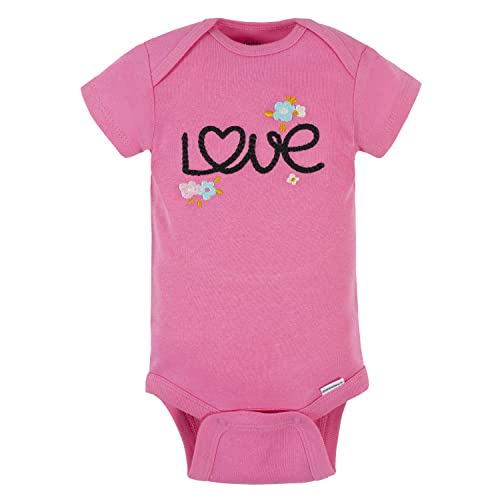 Image of Gerber Unisex Baby 5-Pack Short Sleeve Variety Onesies Bodysuits