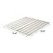 ZINUS Compack Fabric Covered Wood Slats, Bunkie Board, Box Spring Replacement, Natural, King