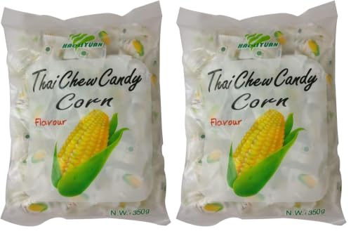 Image of Haoliyuan Thai Chew Corn Flavored Candy 350Gm (Pack of 2)