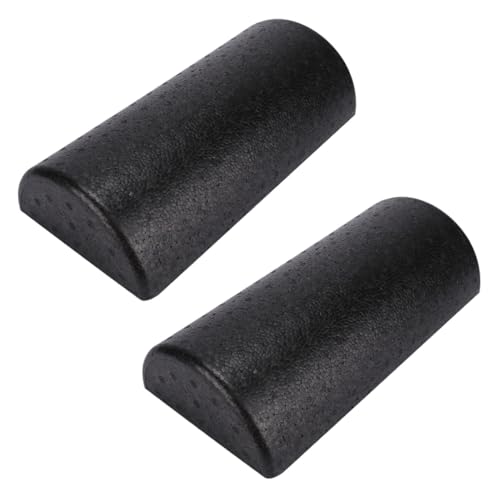 Cabilock 2 piezas Rodillo de Yoga semiredondo EPP para terapia física y masaje muscular, par de bloques de yoga de alta densidad para ejercicios