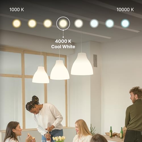 Image of Xtricity LED Puck Light Bulb, E26 Bulb Base, Dimmable, Flat Light Bulb 11W (60W Equivalent), 800 Lumens, 4000K Cool White, Low Profile120V, UL Listed (1 Pack)