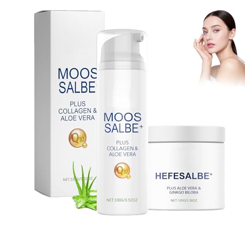 Crema Antiarrugas Mujer,Crema de Musgo Natural de Aloe Vera,Hidratante Facial,De Rápida Absorción,Proporciona una Hidratación Profunda,que lo Hace Adecuado para la Mayoría de los Tipos de Piel
