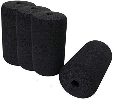 F Z ENTERPRISES Gym Machine Soft Foam Rollers Standard Size 3.5/7 Inch | High Density Exercise Foam Roller Pads for Leg Extension, Curl & Cable Machines | Comfortable Replacement Rollers for Home & Commercial Gym ( Pack of 4 )