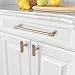 Amerdeco 10 Pack Gold Knurled Cabinet Pulls 7 Inch(177.8mm) Hole Center Kitchen Cabinet Handles Drawer Pulls Cabinet Hardware ZH0034