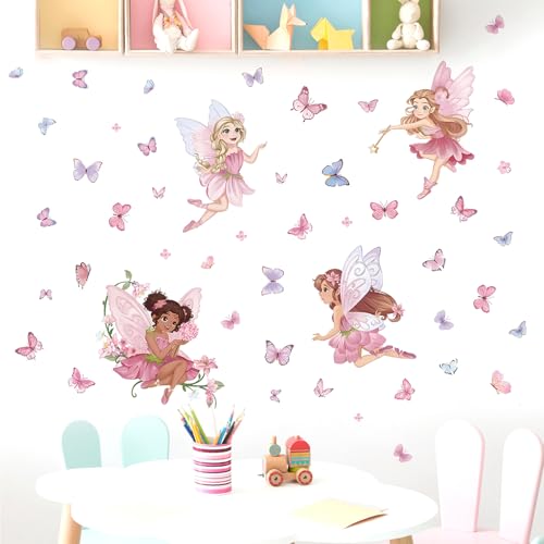 Vinilo decorativo hada para dormitorio de niñas miniatura 7