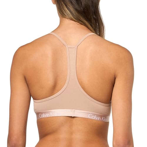 Image of Calvin Klein Women's Motive Cotton Lightly Lined Bralette Bra