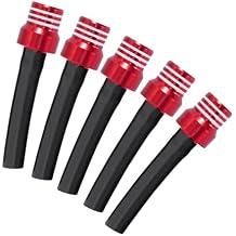 RUTU Gas Cap Vent Hose Fuel Tank Vent Valve Tube with Check Ball Universal CNC Aluminum Breather Hose for ATV Dirt Pit Bike Motorcycle Quad Motocross 5 Pcs Red