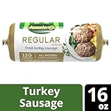 JENNIE-O Turkey Sausage - Lean Ground Sausage, All Natural, 16 oz Packaging