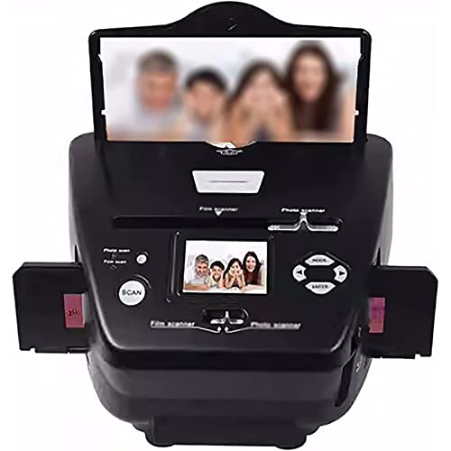 Scanner digitale per diapositive, negativi e carte di nome da 35 mm, con schermo LCD, compatibile con Mac e PC