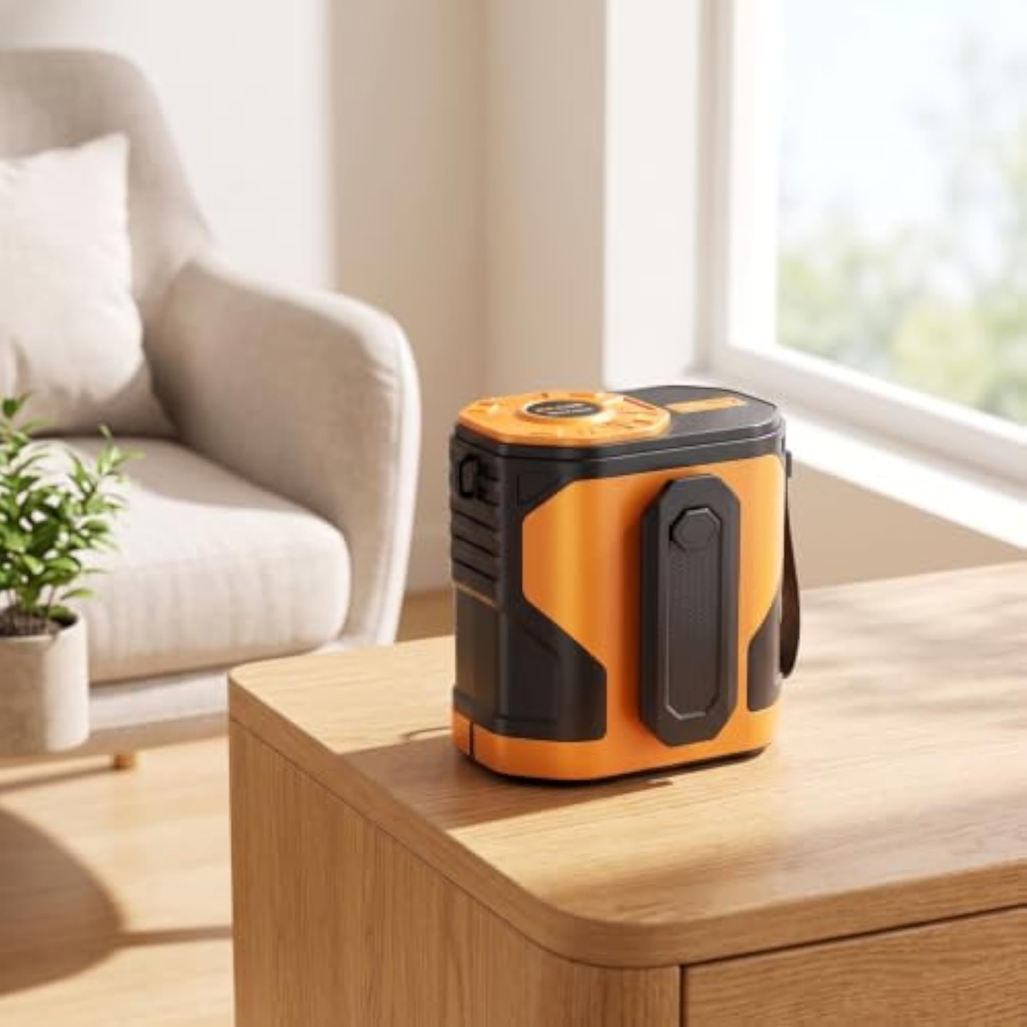 Rechargeable Waist Fan, Hands-Free Attach-on Design
