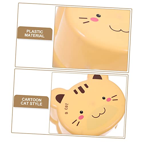 jojofuny 3 Pçs Banho De Desenho Animado Para Banheiro Para Banquinhos De Quarto Portátil Anti-Toalet