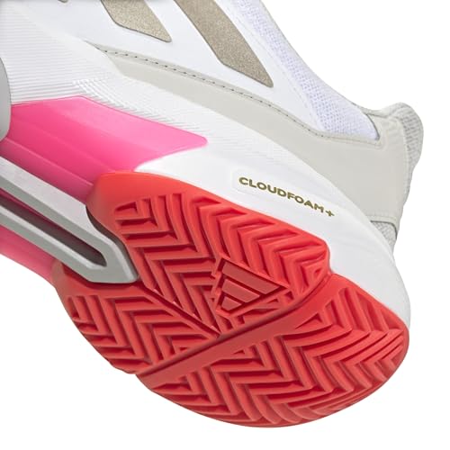 Image of adidas Womens Courtjam Control 3 Tennis Sneakers Shoes - White