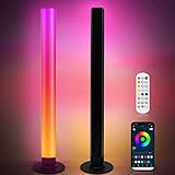 [Immersive Erfahrung] Die Smart Light Bar verleiht Ihrem Heimkino mehr Farbtiefe und sorgt für ein beeindruckendes Unterhaltungssystem. Verbessern Sie Ihr Spiel, Film und Musikerlebnis mit lebendiger Beleuchtung. RGB led lightbar geeignet für Wohnzimmer, Schlafzimmer, Büro und verschiedene kommerzielle Orte. Egal, ob Sie Musik hören oder Spiele spielen, Sie können ganz in Ihre Kunstwelt eintauchen.