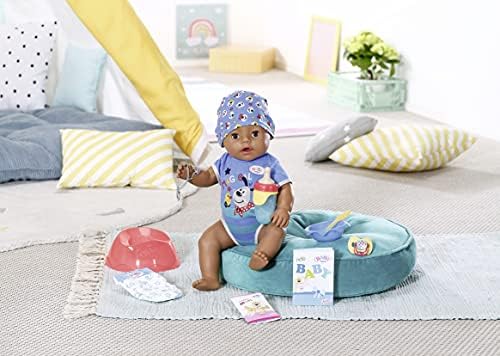 BABY born Magic Boy Doll 43cm - Easy for Small Hands, Creative Play Promotes Empathy & Social Skills - For Toddlers 3 Years & Up - Includes Outfit & 10 Accessories