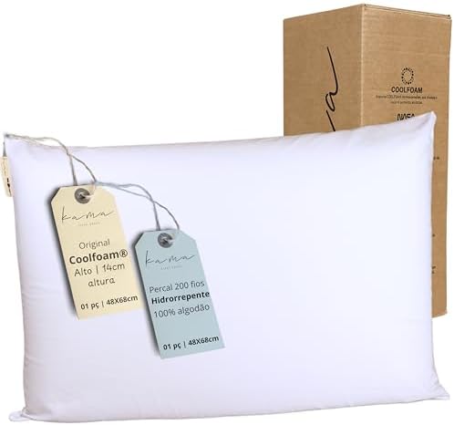 Kama Travesseiro Viscoelástico Premium Original Coolfoam® - Class...