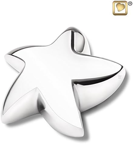 Star Keepsake With Bright Silver Finish by LoveUrns