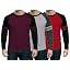 Pack of 3 - Set 60 Mens Striped Raglan Shirt