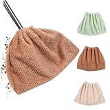 KOCKSHION 3個 多機能掃除用ほうきカバー 伸縮性のある口で簡単装着 髪の毛 ほこり 液体汚れを吸収 濡れ乾燥両用クロス素材 家 ランダムカラー