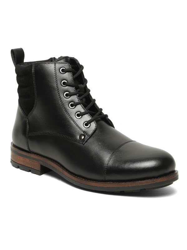 Image of TEAKWOOD LEATHERS LEATHER MEN BOOT