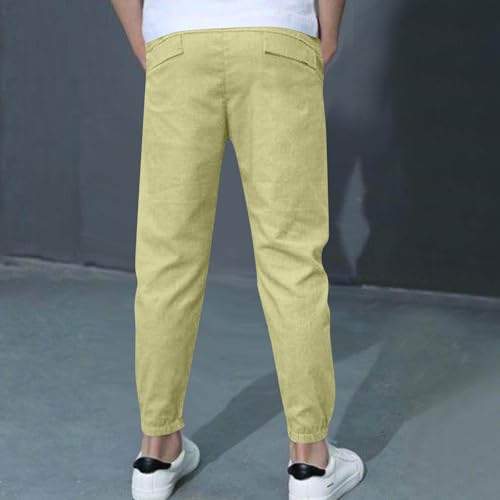 Boys Pants Casual Elastic Waist Drawstring Trousers Soft Fashion Lightweight Lounge Athletic Sweatpant with Pockets4