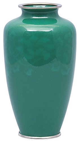 彩光舎 七宝焼き 60号並 ひすい花瓶 009-11