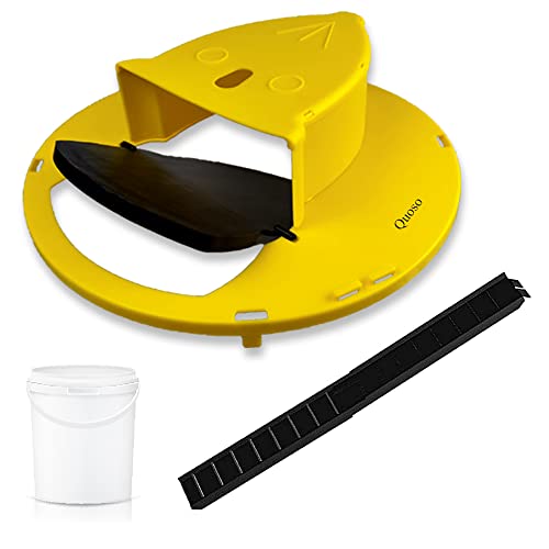 Jinmi New Bucket Lid Mouse Trap Rat Trap Flip Slide Bucket Lid Flip and Slide Bucket Lid Mouse Rat Trap Mouse Rat Trap Flip and Slide Rat Trap Reusable Mouse Control Traps Auto Reset Balance