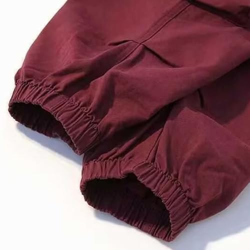 Boys Cargo Pants Stretch Elastic Waist School Kids Joggers Fashion Cute Casual Sweatpants with Pockets for 5-15t3